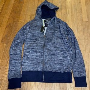 New Men’s blue zip up jacket size Large